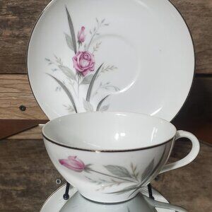 Windsor Rose Fine China of Japan Cup & Saucer Set - 1950's - Priced per Set